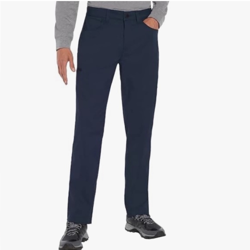 Orvis Mens Classic Collection Lightweight 5 Pocket Trek Pant Sz 36X29 navy blue